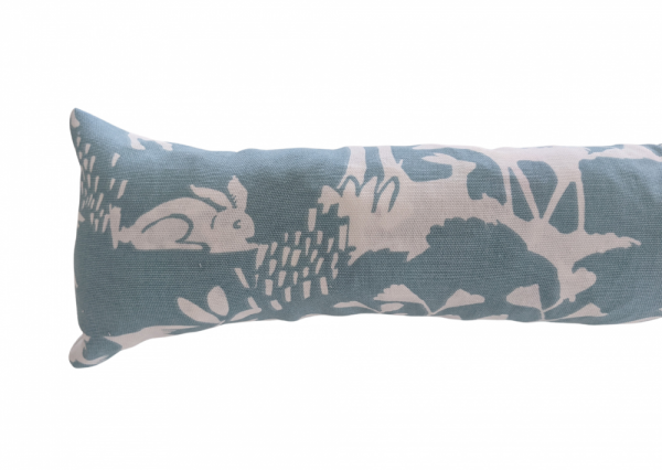 Ice Blue Woodland Animals Draught Excluder