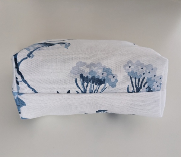 Make Up Bag in Cath Kidston Blue Birds and Roses