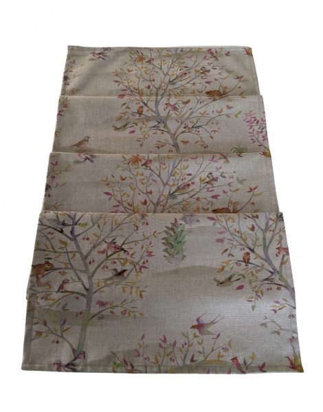 Table Runner in Clarke and Clarke Coppice Woodland Animals