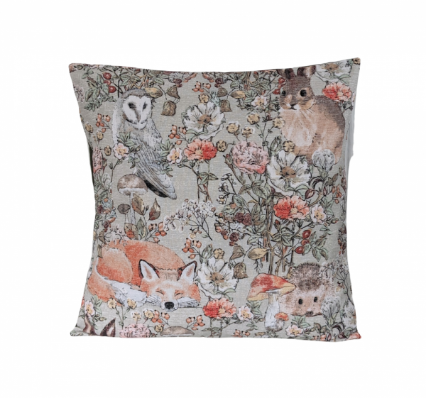 16'' Woodland Animals Cushion Cover