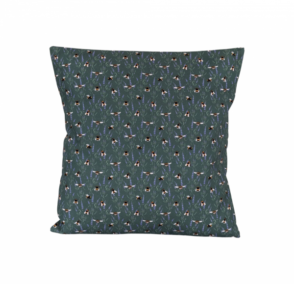 Green Bee Meadow Lavender Cushion Cover 14'' 16'' 18'' 20'' 22'' 24'' 26''