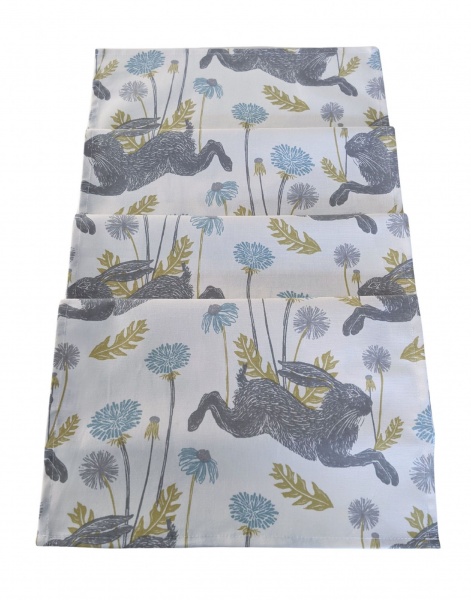 Blue March Spring Hare Table Runner 100-250cm