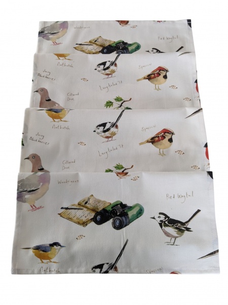 British Garden Birds Table Runner 100-250cm