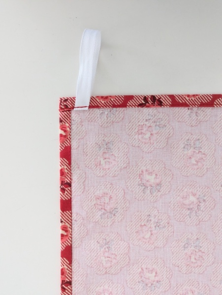 Tea Towel in Cath Kidston Freston Rose Red