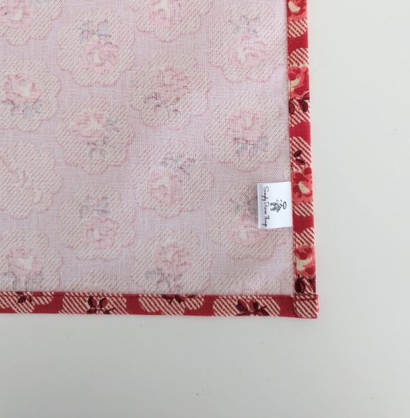 Tea Towel in Cath Kidston Freston Rose Red