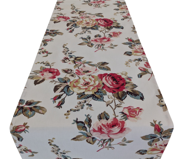 Cath Kidston Red Garden Rose Table Runner 100-250cm