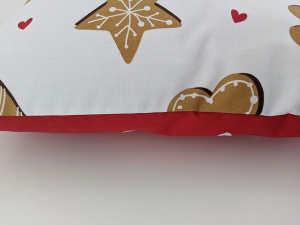 Christmas Gingerbread Cushion Cover 16''