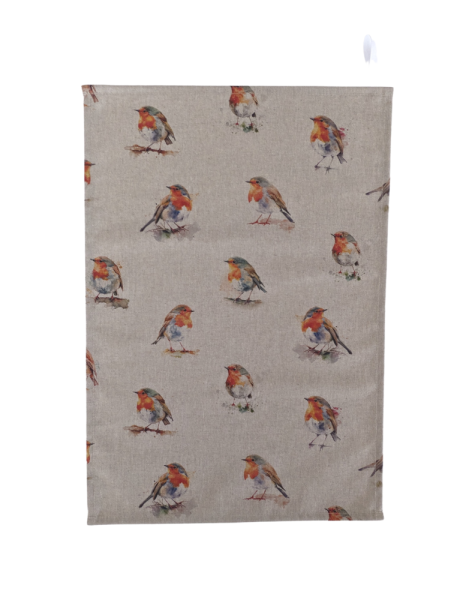 Christmas Robin Tea Towel