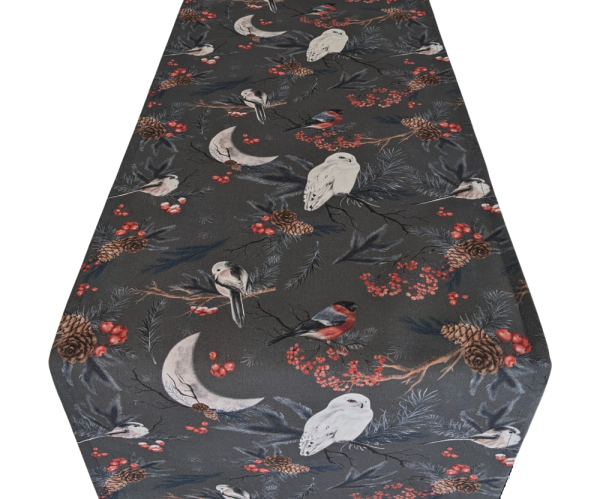 Winter Birds Table Runner 100-250cm