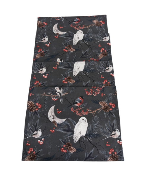 Winter Birds Table Runner 100-250cm