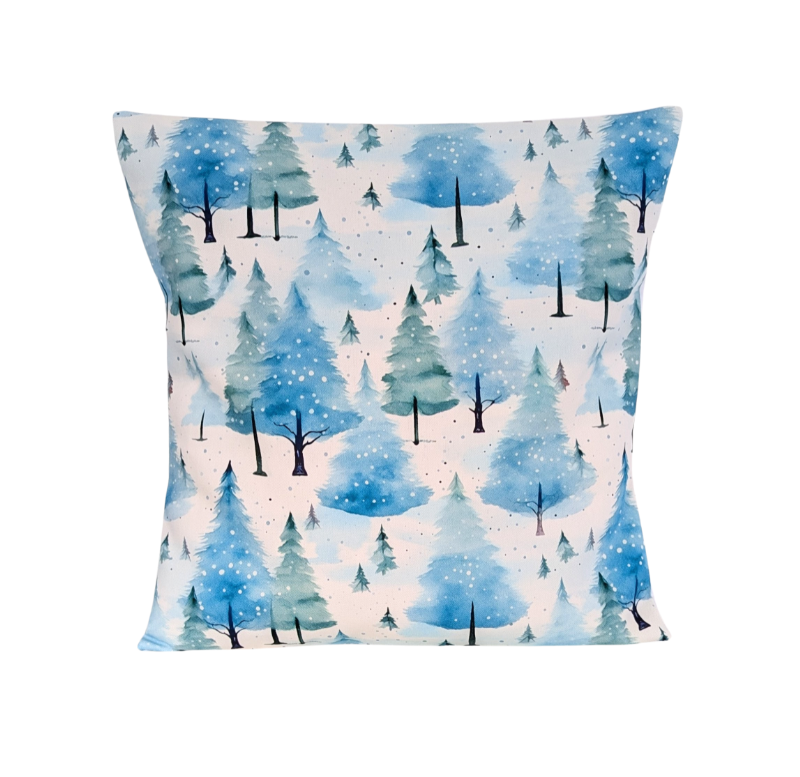 Blue Green Christmas Tree Cushion Cover 14'' 16'' 18'' 20'' 22'' 24'' 26''