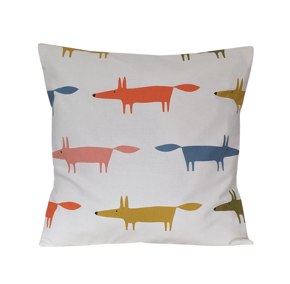 Cushion Cover in Scion Birthday Mr Fox