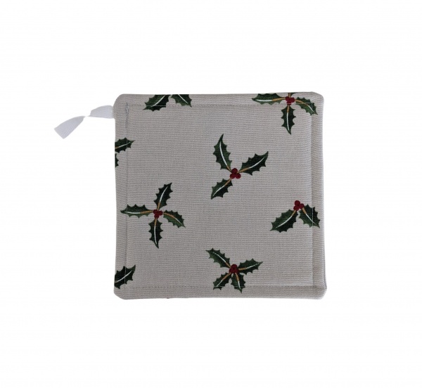 Pot Grab in Sophie Allport Christmas Holly and Berries