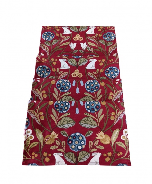 Red and Blue Rabbits Table Runner 100-250cm