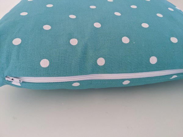 Turquoise Blue Spotty Cushion Cover 14'' 16'' 18'' 20'' 22'' 24'' 26''